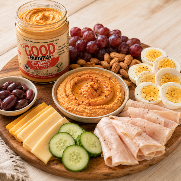 The High-Protein Hummus Board