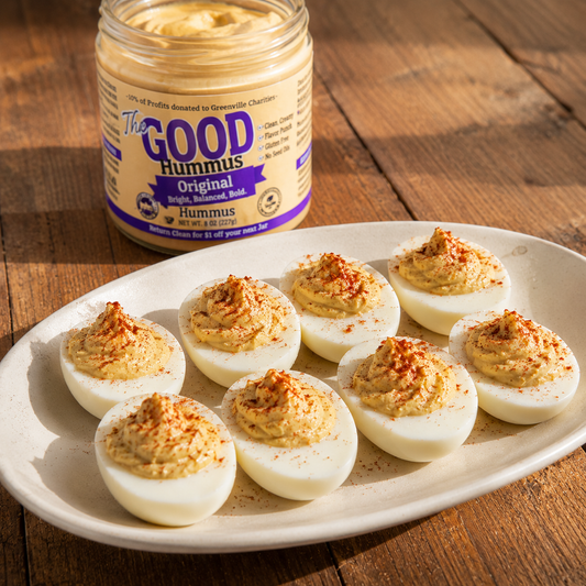 Original Hummus Deviled Eggs