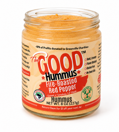 Fire-Roasted Red Pepper Good Hummus